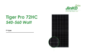 JinKo Solar 540-560W Solar Panel