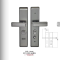 Entrance door anti-theft lock