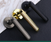 Aluminum alloy magnetic silent door lock