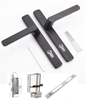 Aluminum door lock set