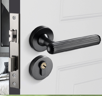 Aluminum alloy magnetic silent door lock