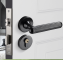 Aluminum alloy magnetic silent door lock