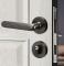 Aluminum alloy magnetic silent door lock