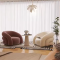 SY-01 Single fabric-framed reclining lounge chair