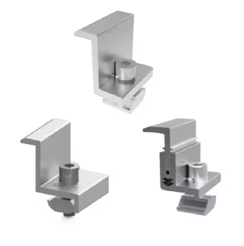 Clamps of photovoltaic bracket accessories