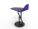 XM-02 Acrylic Steel-Frame Coffee Table