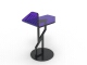 XM-02 Acrylic Steel-Frame Coffee Table