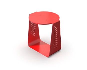 Multi-color Optional Aluminum Alloy Small Coffee Table.