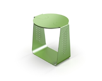 Multi-color Optional Aluminum Alloy Small Coffee Table.