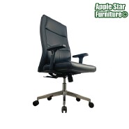(AS-B2155C) Stylish Leather Office Chair with Adjustable Height Features