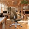 (AS-B2898C) Premium Mold Wooden Luxury Swivel Leather Chaise Computer Home Office Furniture Chair
