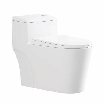 Luxury Elongated Sanitary Ware One Piece Toilet Bowl