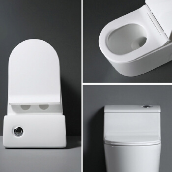 Luxury Elongated Sanitary Ware One Piece Toilet Bowl