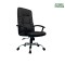 (AS-B2892C) Ergonomic Black High Back Leather Office Chair for Comfort