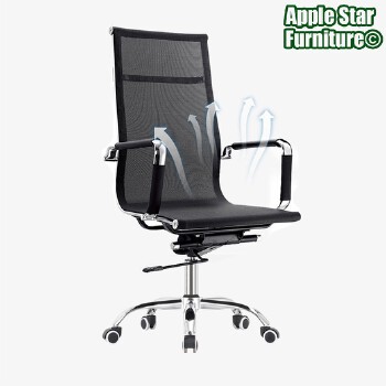 (AS-B2814C) Adjustable Height Office Chair with Lumbar Support Design