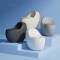 Egg Shape Sanitary ware water closet /one piece toilet bowl/toilet WC bowl