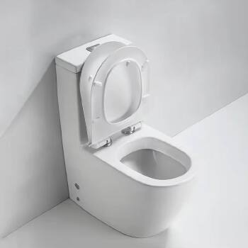 A8831 Bathroom Rimless Toilet Sanitary Ware One Piece Toilet Hotel Bathroom Toilet