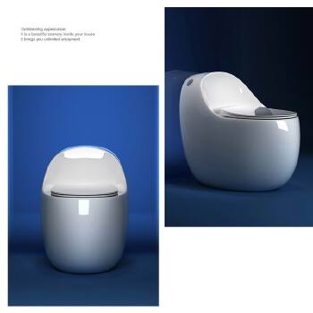 Egg Shape Sanitary ware water closet /one piece toilet bowl/toilet WC bowl