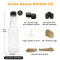 5 oz glass bottles, equipped with drip-proof nozzle inserts and shrink capsules, empty wine bottles with labels (including funnels and twine)