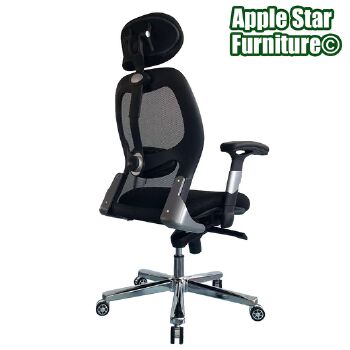 (AS-C2820A) Adjustable High Back Office Chair with Lumbar Support and Style