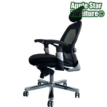 (AS-C2820A) Adjustable High Back Office Chair with Lumbar Support and Style