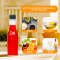 5 oz glass bottles, equipped with drip-proof nozzle inserts and shrink capsules, empty wine bottles with labels (including funnels and twine)