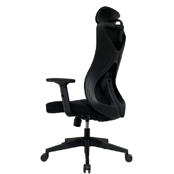 (AS-C2707M) Ergonomic Black Nylon High Back Mesh Office Chair