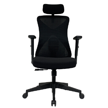 (AS-C2707M) Ergonomic Black Nylon High Back Mesh Office Chair