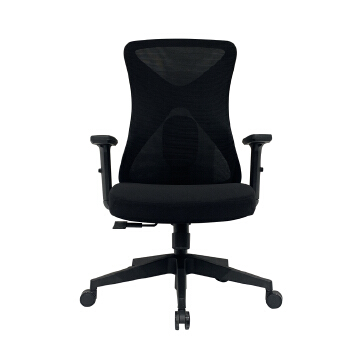 (AS-B2707M) Ergonomic Black Nylon High Back Mesh Office Chair