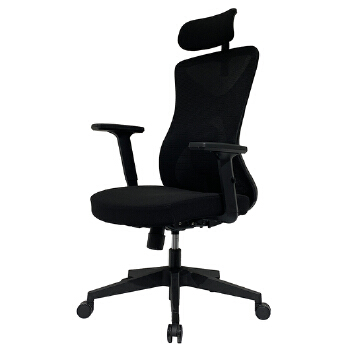 (AS-C2707M) Ergonomic Black Nylon High Back Mesh Office Chair