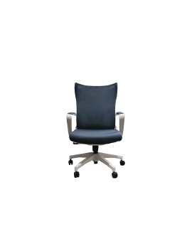 (AS-B2132B-WH) Modern White High Back Executive Office Chair with Comfort Design