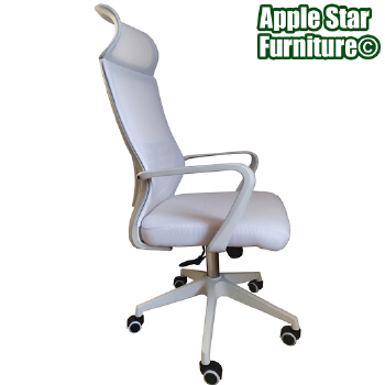 (AS-C2809WH) Premium Adjustable Swivel Desk Chair with Comfortable Tilt Mechanism