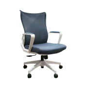(AS-B2132B-WH) Modern White High Back Executive Office Chair with Comfort Design