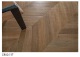 Engineered oak chevron flooring
