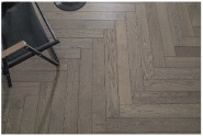 Engineered oak herringbone flooring
