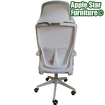 (AS-C2809WH) Premium Adjustable Swivel Desk Chair with Comfortable Tilt Mechanism