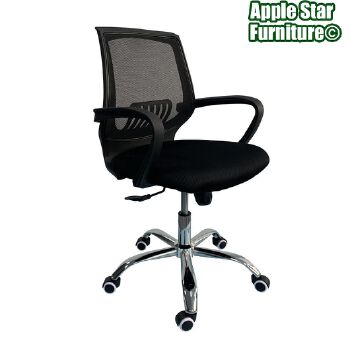 (AS-B2839) Stylish Revolving Visitor Chair with Breathable Mesh Design