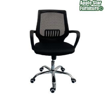 (AS-B2839) Stylish Revolving Visitor Chair with Breathable Mesh Design