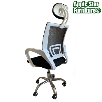 (AS-C2818WH) Ergonomic White Gaming Chair for Home and Office Use