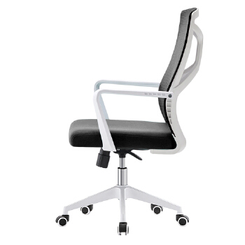 (AS-B2824WH) Contemporary Office Chair with Adjustable Height and Lumbar Support