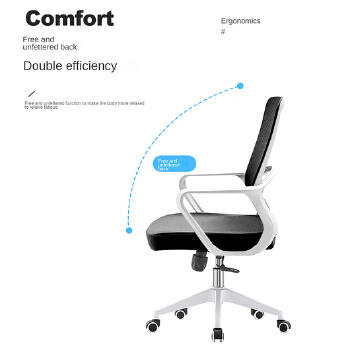 (AS-B2813WH) Premium Ergonomic Office Chair for Enhanced Desk Comfort
