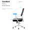 (AS-B2813WH) Premium Ergonomic Office Chair for Enhanced Desk Comfort