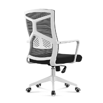 (AS-B2824WH) Contemporary Office Chair with Adjustable Height and Lumbar Support