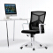 (AS-B2824WH) Contemporary Office Chair with Adjustable Height and Lumbar Support