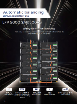 LFP 5000 SM&5000S Automatic balancing  Lithium-ion Battery ESS