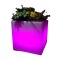 eaby爆款发光花盆欧美跨境轻奢定制盆栽容器LED flower pot light