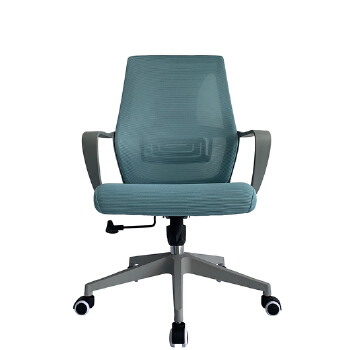 (AS-B2123GY) Ergonomic Swivel Office Chair with Adjustable Height and Lumbar Support