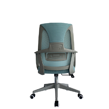 (AS-B2123GY) Ergonomic Swivel Office Chair with Adjustable Height and Lumbar Support