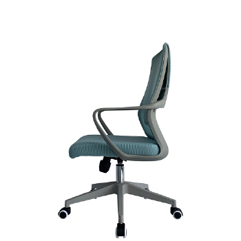 (AS-B2123GY) Ergonomic Swivel Office Chair with Adjustable Height and Lumbar Support