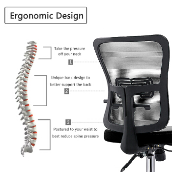 (AS-B2774) Ergonomic Metal Office Chair with Contemporary Design Features